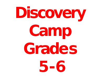 Discovery Camp 2016 Registration  